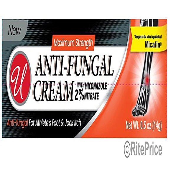 Miconazole Nitrate 2% Antifungal Cream 0.5 oz for Athletes Foot (1 Pack) - New - Picture 4 of 10
